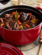 Staub Тенджера Cocotte чугун 24 см/38 л Bordeaux -
