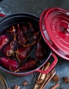 Staub Тенджера Cocotte чугун 24 см/38 л Bordeaux -