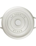 Staub Тенджера Cocotte чугун 28 см/67 л White Truffle -