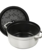 Staub Тенджера Cocotte чугун 28 см/67 л White Truffle -