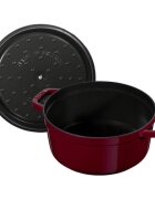 Staub Тенджера Cocotte чугун 28 см/675 л Bordeaux -