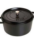 Staub Тенджера Cocotte чугун 30 см/835 л Black -