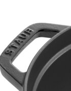 Staub Тенджера Cocotte чугун 30 см/835 л Black -