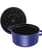 Staub Тенджера Cocotte чугун 30 см/835 л Dark Blue -