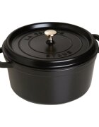 Staub Тенджера Cocotte чугун 34 см/126 л Black -