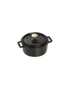 Staub Тенджера Cocotte чугунена 12 см/04 л Black -