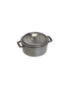 Staub Тенджера Cocotte чугунена 12 см/04 л Graphite Grey -
