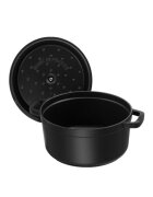 Staub Тенджера Cocotte чугунена 20 см/22 л Black -