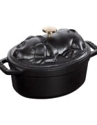 Staub Тенджера "Cocotte cochon" чугун 17см/1л Black -