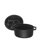 Staub Тенджера "Cocotte cochon" чугун 17см/1л Black -