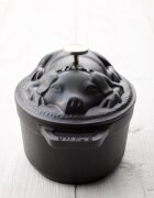 Staub Тенджера "Cocotte cochon" чугун 17см/1л Black -