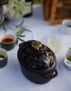 Staub Тенджера "Cocotte cochon" чугун 17см/1л Black -