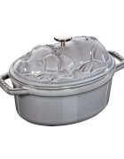 Staub Тенджера "Cocotte cochon" чугун 17см/1л Graphite Grey -