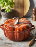 Staub Тенджера Cocotte с форма на тиква чугун 24 см/345 л Cinnamon - Sta