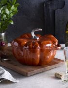 Staub Тенджера Cocotte с форма на тиква чугун 24 см/345 л Cinnamon - Sta