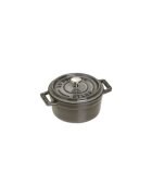 Staub Тенджера Mini-Cocotte чугун 10 см/025 л Graphite Grey -