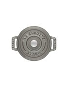 Staub Тенджера Mini-Cocotte чугун 10 см/025 л Graphite Grey -