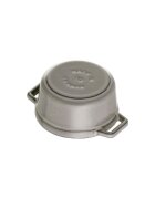 Staub Тенджера Mini-Cocotte чугун 10 см/025 л Graphite Grey -