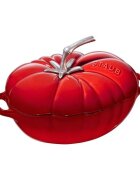 Staub Тенджера с форма на домат чугун 25 см/29л Cherry -