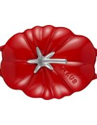 Staub Тенджера с форма на домат чугун 25 см/29л Cherry -