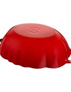 Staub Тенджера с форма на домат чугун 25 см/29л Cherry -