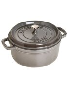 Staub Тенджера за готвене чугун 26см/52л Graphite Grey -