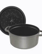 Staub Тенджера за готвене чугун 26см/52л Graphite Grey -