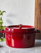 Staub Тенджера за готвене чугун 28 см/6.7л Cherry -