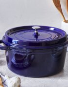 Staub Тенджера за готвене чугун 28см/67л Dark Blue -