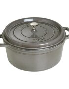 Staub Тенджера за готвене Cocotte чугун 28cm/67L Graphite Grey -