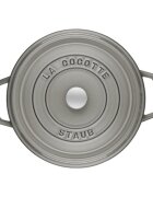 Staub Тенджера за готвене Cocotte чугун 28cm/67L Graphite Grey -
