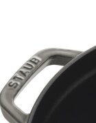 Staub Тенджера за готвене Cocotte чугун 28cm/67L Graphite Grey -