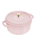 Staub Тенджера за готвене Cocotte чугунена 24 см/37 л Sorbet Rose - Stau