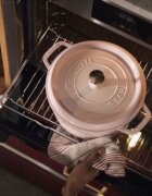 Staub Тенджера за готвене Cocotte чугунена 24 см/37 л Sorbet Rose - Stau