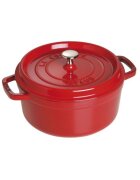 Staub Тенджера за готвене Cocotte от чугун 26 см/52 л Cherry -