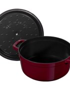 Staub Тенджера за готвене Cocotte от чугун 26см / 5.2L Bordeaux -
