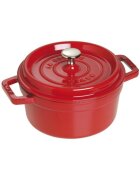 Staub Тенджера за готвене на Cocotte изработена от чугун 24 см/38 л Cherr