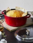 Staub Тенджера за готвене на Cocotte изработена от чугун 24 см/38 л Cherr
