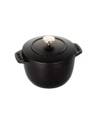 Staub Тенджера за готвене на ориз mini-Cocotte чугун 12 см/075 л Black -