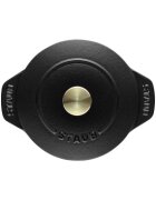 Staub Тенджера за готвене на ориз mini-Cocotte чугун 12 см/075 л Black -