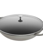 Staub Уок тиган чугун 37см Graphite Grey -