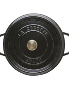 Staub Висока тенджера Cocotte чугун 24 см/47 л Black -