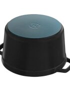 Staub Висока тенджера Cocotte чугун 24 см/47 л Black -