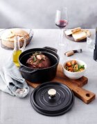 Staub Висока тенджера Cocotte чугун 24 см/47 л Black -