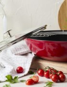 Staub Wок тиган чугун 30 см Cherry -