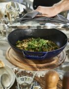 Staub Wок тиган чугун 30см Dark Blue -