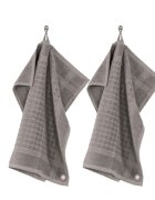 Tiseco Комплект от 2 кухненски кърпи памук 50 x 50 см "Pharao" Taupe - Ti