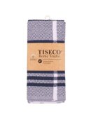 Tiseco Комплект от 3 кухненски кърпи органичен памук 50 x 70 см синьо - Ti
