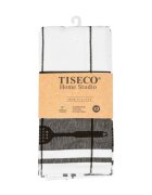 Tiseco Комплект от 3 кухненски кърпи памук 50 x 70 см "Pharao" черно - Ti