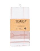 Tiseco Комплект от 3 кухненски кърпи памук 50 x 70 см "Pharao" розово - T
